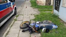 Wypadek w Graczach. Poszkodowany przetransportowany śmigłowcem LPR