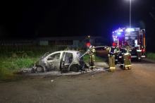 Dwa pożary jednej nocy przy ul. Niemodlińskiej w Opolu. Policja bada sprawę