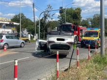 Zderzenie dwóch aut na Niemodlińskiej w Opolu