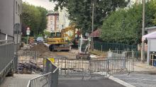 Trwają prace na Łąkowej. Utrudnienia na Spychalskiego mniejsze niż zapowiadano