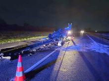Nietrzeźwy  obywatel Ukrainy bez prawa jazdy spowodował wypadek na DK94