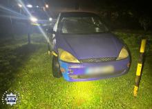  14-latek ruszył na nocną przejażdzkę fordem. Zapomniał o swiatłach
