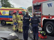 Wybuch samochodu na Oleskiej w Opolu