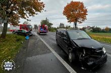 Uwaga na drogach -kolizja na DK39 przypomina o ostrożności w jesiennych warunkach