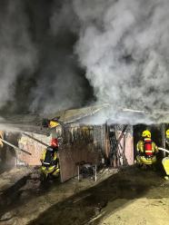 Dramat w gospodarstwie w Starym Koźlu - spłonął kurnik i samochód
