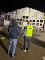 Fałkowice: policja bada przyczyny pożaru. Zobacz akcję gaśniczą z drona (WIDEO)