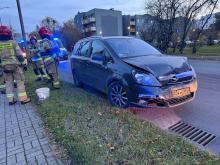 Wypadek na ulicy Hallera w Opolu. Dwoje dzieci trafiło do szpitala