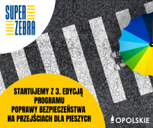 Rusza trzecia edycja "Super Zebry". Opolskie gminy znów powalczą o poprawę bezpieczeństwa