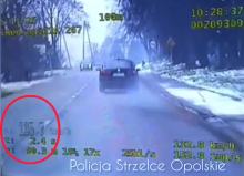 135 km/h w obszarze zabudowanym - kierowca stracił prawo jazdy