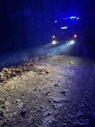 Zimowe utrudnienia na Opolszczyźnie. Strażacy interweniowali ponad 60 razy