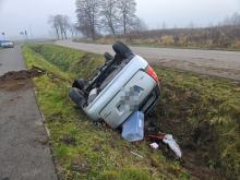Wypadek na drodze między Kotorzem Małym a Turawą. Jedna osoba trafiła do szpitala