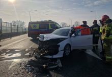 Zdarzenie drogowe na obwodnicy Nysy. Kierująca najechała na tył ciężarówki