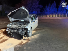 Wypadek na skrzyżowaniu ul. Grunwaldzkiej i Kraszewskiego w Namysłowie