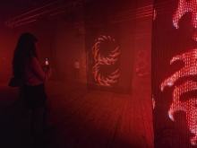 Otwarcie wystawy "Ghosts of Tomorrow. LED" w Teatrze im. Jana Kochanowskiego WIDEO