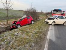 Kolizja na skrzyżowaniu Lipowej i Luboszyckiej w Opolu