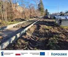 Nowa infrastruktura pieszo-rowerowa przy ul. Batalionów Chłopskich. Trwają pierwsze prace