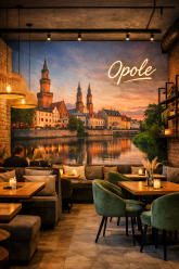 Fototapety w lokalnych kawiarniach i restauracjach Opola - trendy 2026