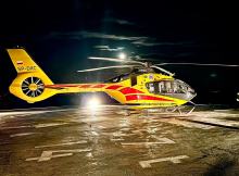 Potrącenie kobiety na pasach w Krapkowicach. Interweniował śmigłowiec LPR