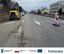 Utrudnienia na ul. Batalionów Chłopskich. Trwa budowa chodnika i drogi rowerowej