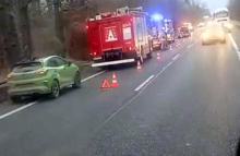 Ciężarówka w rowie na DK46 w Dąbrowie. Utrudnienia w ruchu