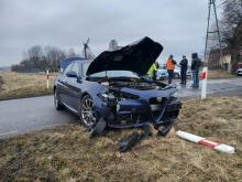 Zderzenie osobówki z szynobusem w Kotorzu Małym