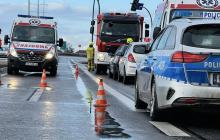 Zderzenie na DK45. Droga w kierunku Większyc z utrudnieniami