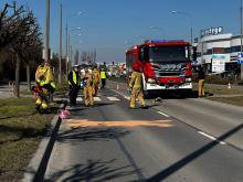 Potrącenie na przejściu dla pieszych w Opolu. Droga zablokowana