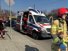 Zderzenie z udziałem karetki w Opolu. Jedna osoba poszkodowana