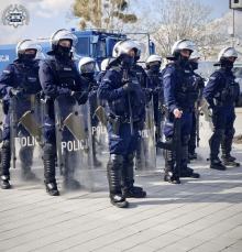 Mecz Odry Opole z Wisłą Kraków pod nadzorem policji. Były zatrzymania