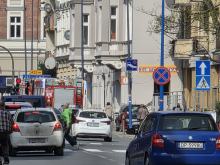 Pożar w kamienicy przy ulicy Reymonta