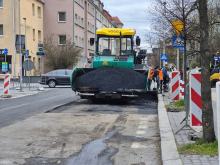 Kośnego na finiszu remontu. Trwają ostatnie prace asfaltowe