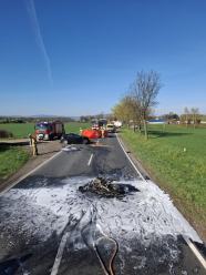 Śmiertelny wypadek na DK46. Droga zablokowana między Paczkowem a Nysą