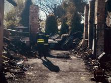 Pożar w Grzędzinie. Trwa ustalanie przyczyn zdarzenia