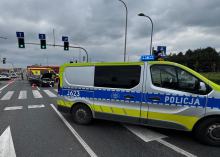 Zderzenie dwóch aut na DK46 w rejonie Pakosławic i Prusinowic