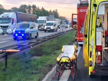 Wypadek na A4 pod Przylesiem. Utrudnienia w kierunku Wrocławia