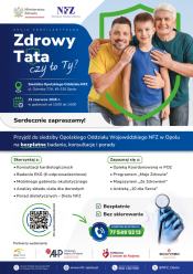 Tata pod lupą profilaktyki. NFZ zaprasza na dzień otwarty z okazji Dnia Ojca