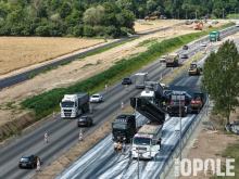 Ostatnie intensywne prace na DK 46. Kierowców czeka ruch wahadłowy