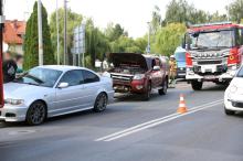 Zderzenie trzech pojazdów w Opolu-Chmielowicach