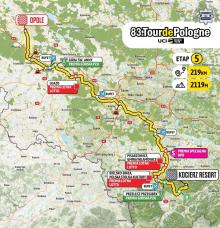 Tour de Pologne przejedzie przez Opolszczyznę. Mapa utrudnień na trasie V etapu