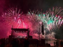 Festiwal Ognia i Wody nad Jeziorem Nyskim. Tysiące widzów i widowiskowy pokaz