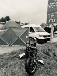 Śmiertelny wypadek w Namysłowie. Policja wskazuje na manewr busa