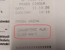 69-latek miał blisko 3 promile alkoholu. Policjanci zatrzymali go na DK45
