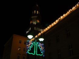 Opolski rynek nocą