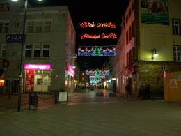 Opolski rynek nocą