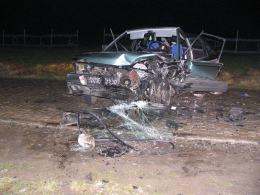 Wypadek na drodze Dąbrowa - Karczów