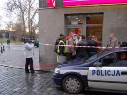 Napad na bank w centrum Opola