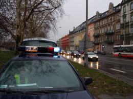 Potrącony pieszy na Ozimskiej
