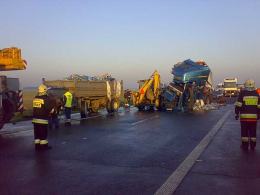Zablokowana autostrada A4