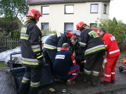 Wypadek w Sławicach - jedna osoba ranna