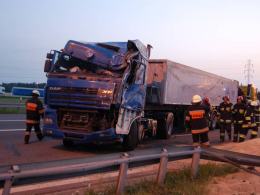Ciężarówka zablokowała A4